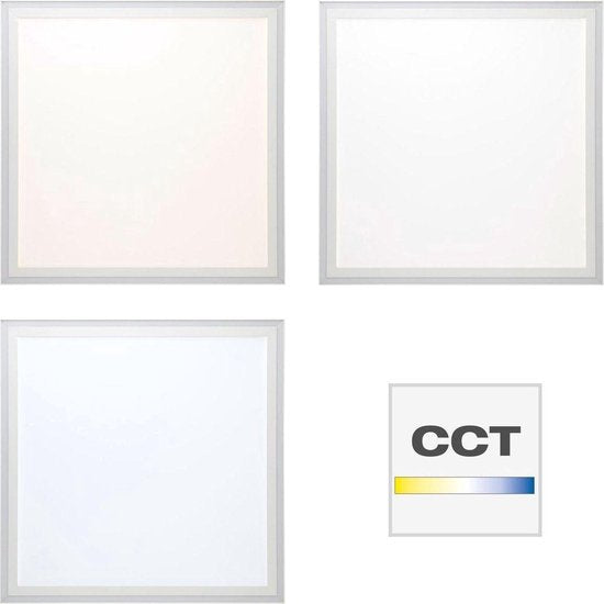 Brilliant LANETTE - Plafondlamp LED - Wit - IP20 - 60 x 60 x 5 cm