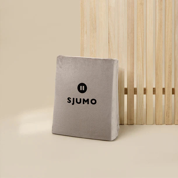 Sjumo – Silky Smooth Splittopper Hoeslaken – 180x200/210 cm – Warm Grey Katoen-Satijn – Hoogwaardige Glans & Zijdezacht – Antiallergisch & Ademend – Voor Verstelbare Bedden
