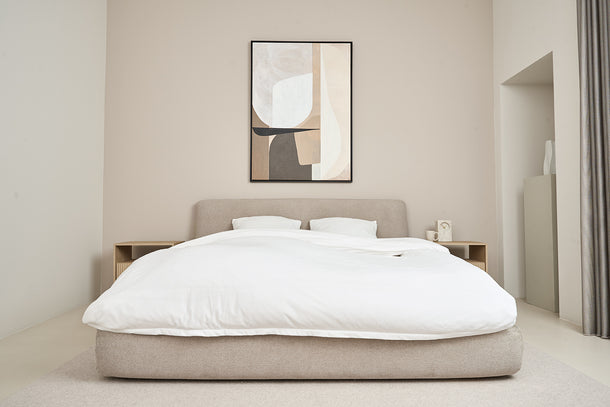 Sjumo Silky Smooth Dekbedovertrek – Fresh White – 140 x 220 cm