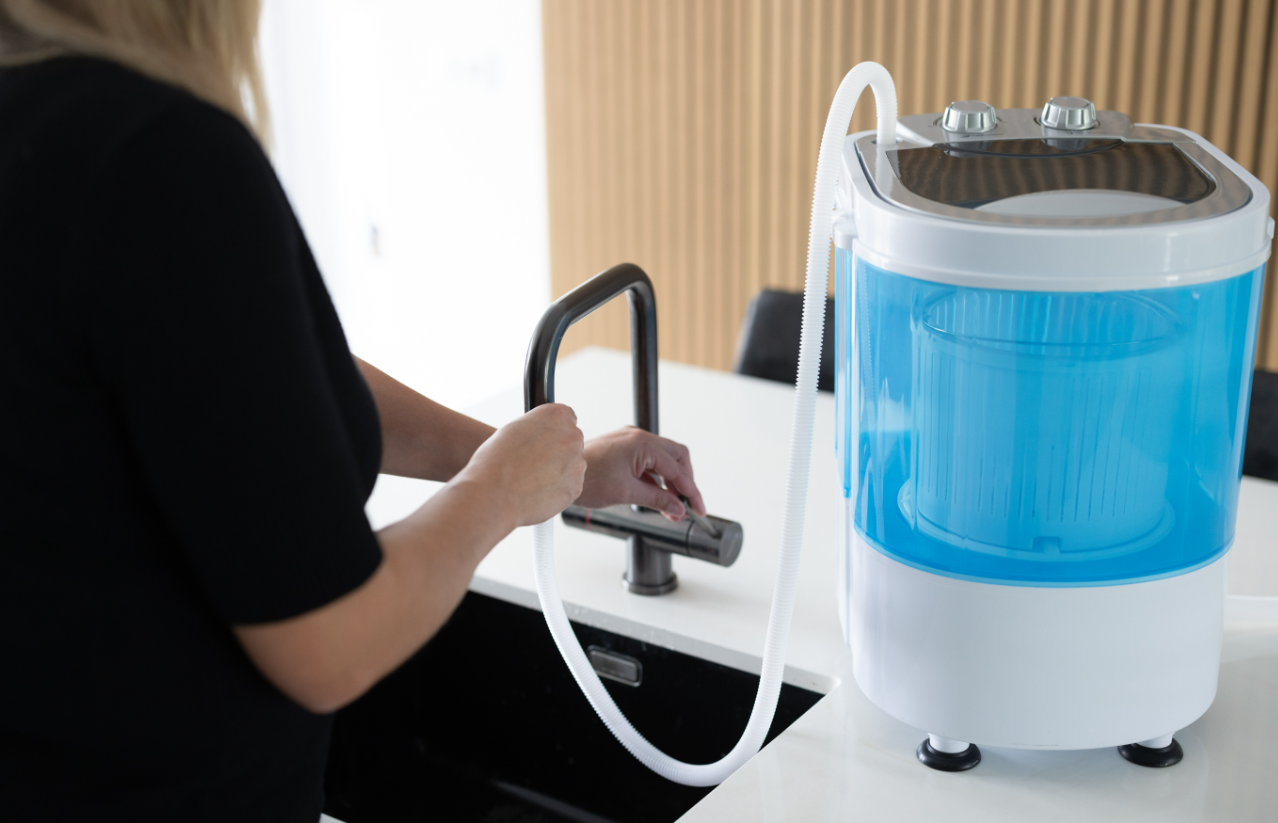 Nexxt Home Mini Wasmachine - Tot 2.6kg Was - 35 x 34.5 x 56.5 cm - Wit