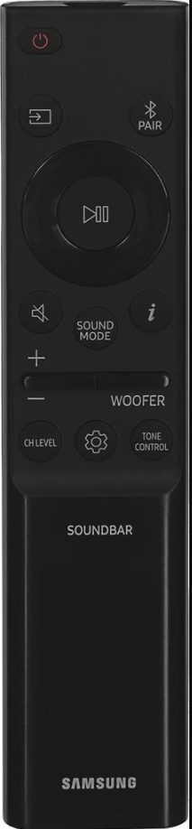 Samsung - Q-Series Soundbar & Draadloze Subwoofer - HW-QS700F - Cinematic Dolby Atmos - Q-Symphony & SpaceFit Sound - Zwart Metaal & Kunststof