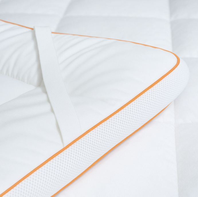 MPS Fleece Matrastopper AIR©-technologie 3D Air Collectie – 180x200 cm – 5 cm – Tencel hoes – Medium-Firm – Grijs