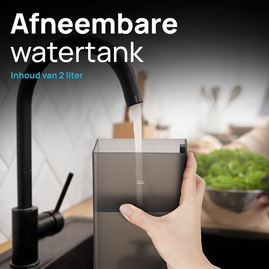 MOA Heetwaterdispense WD01B – Instelbare Temperatuur  – 2600 W – 2 liter – Zwart