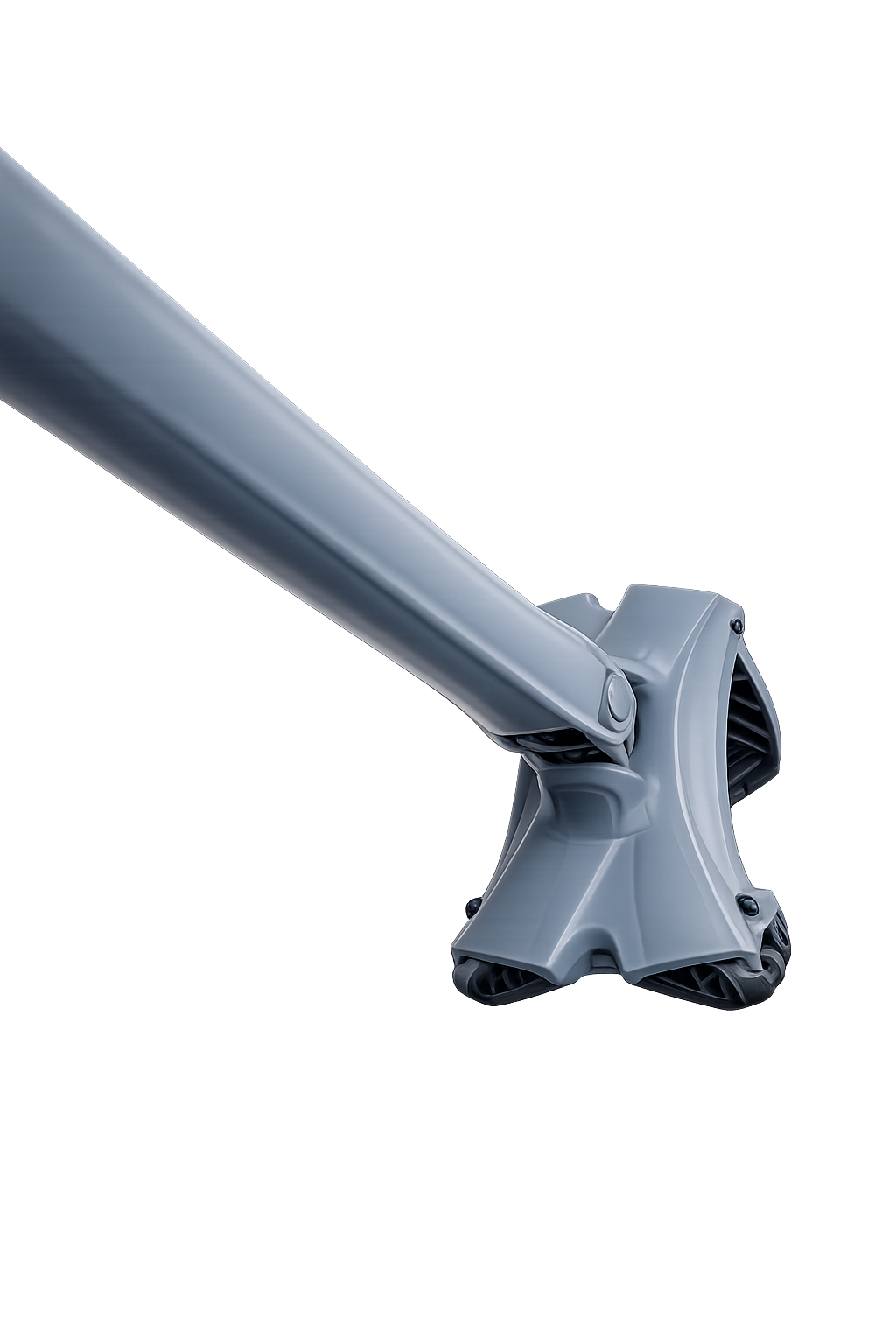 UltraClean Microvezel Mop – 360° Draaibare Mop – Easy Wring Systeem – Grijs – 107 cm