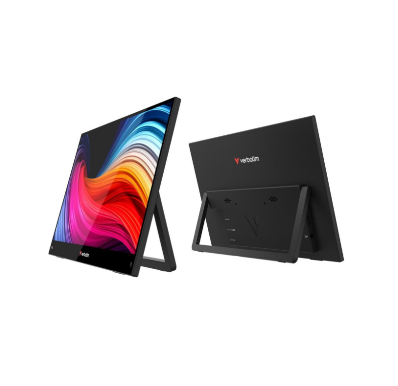 Verbatim Portable Touch Monitor 15.6 inch - Full HD 1920x1080 - Touchscreen - Zwart