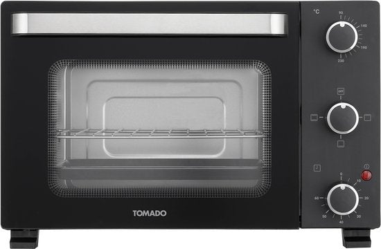 Tomado TEO2101B - Vrijstaande oven - Elektrische oven - 21 liter - Timer tot 60 minuten - Zwart