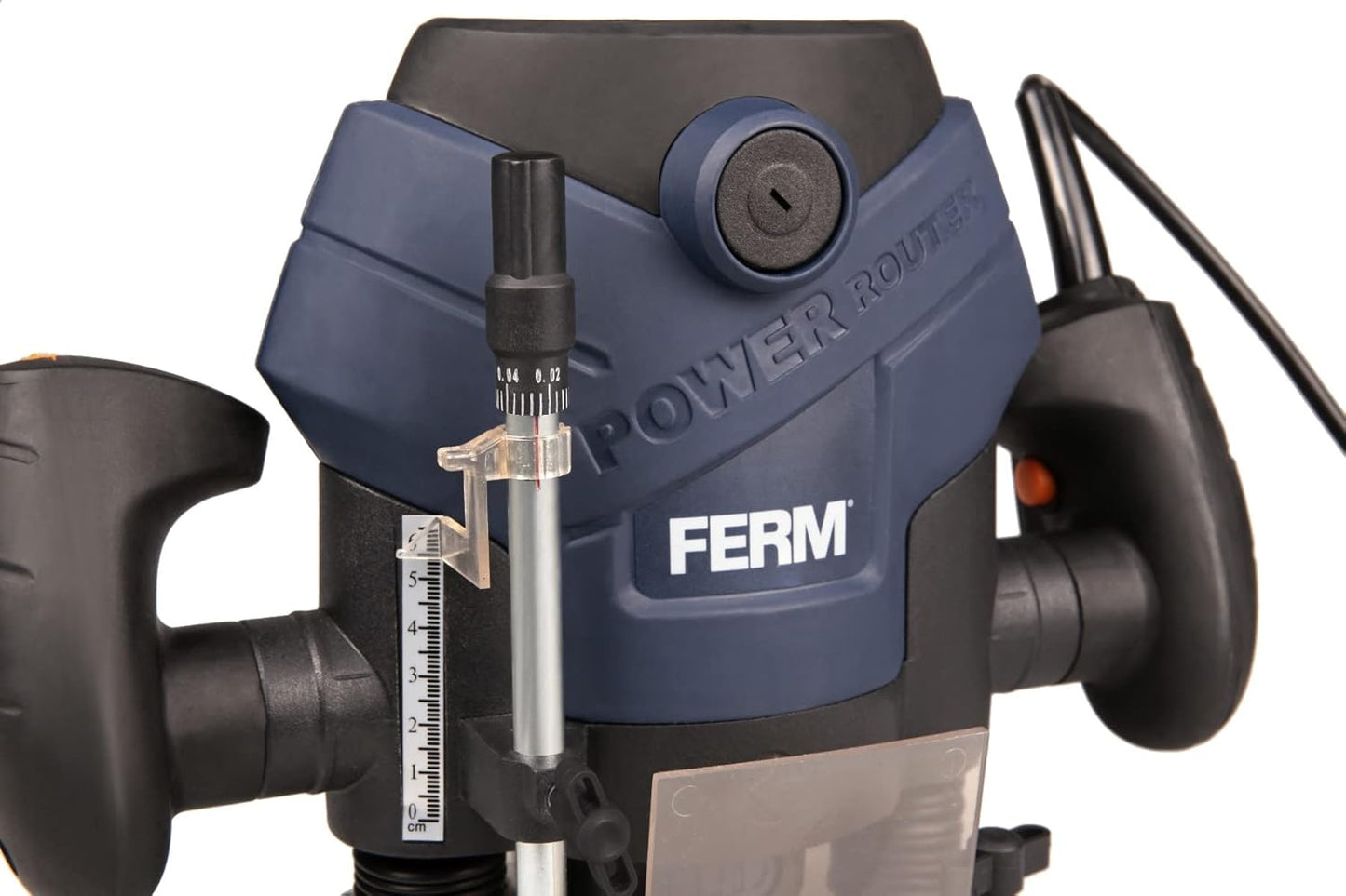 FERM Bovenfrees - PRM1015 - 1300W - 2 Spantangen - 60mm Freesdiepte - 30mm Freesdiameter - 6-delige