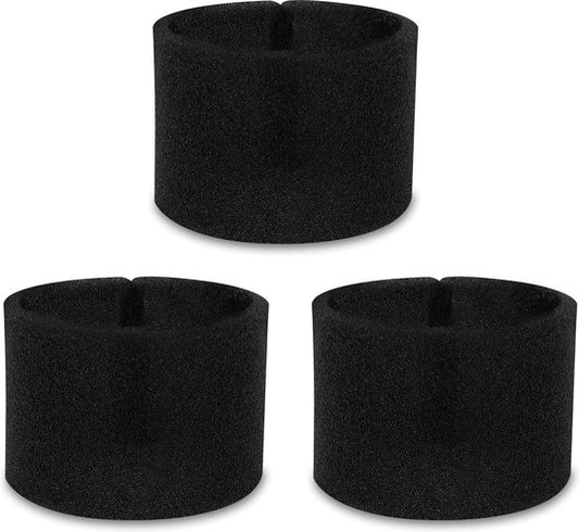 VONROC Schuimfilter set voor natzuigen – 3 stuks – Voor VC504AC & VC506AC Nat- en droogzuiger/alleszuiger