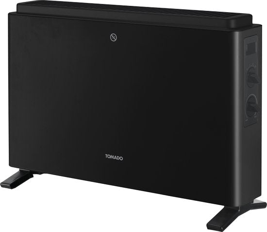 Tomado THC2003B - Elektrische kachel - Convectorkachel - 24m² - 2000 watt - Zwart
