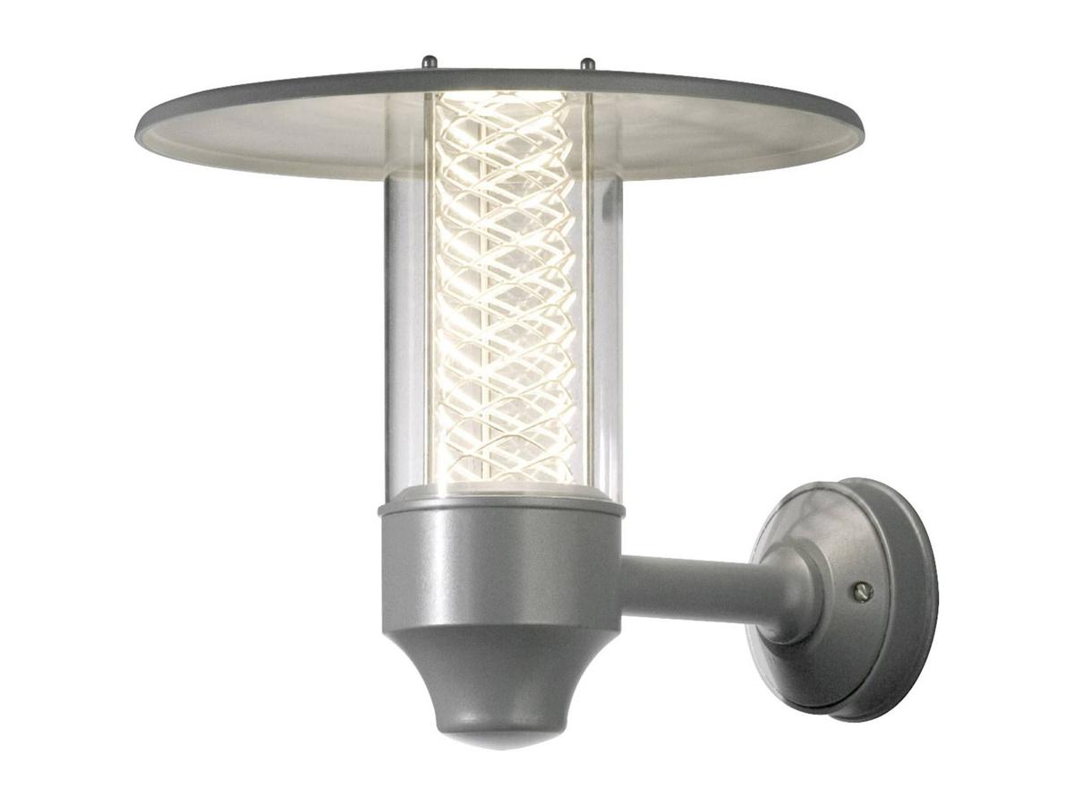 Konstsmide Nova Wandlamp Buiten - Gerichte Lichtbundel - Aluminium Zilver - GU10 Fitting