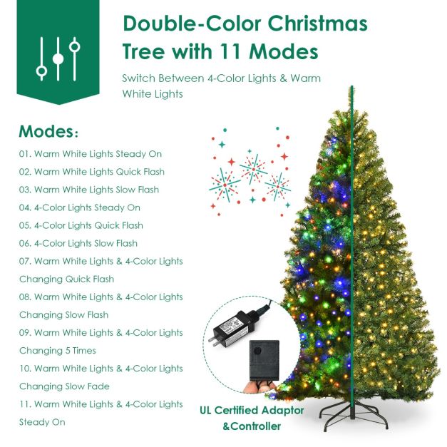 Coast Kerstboom - PVC - 150 LED Lichten - 600 Takken - 150cm