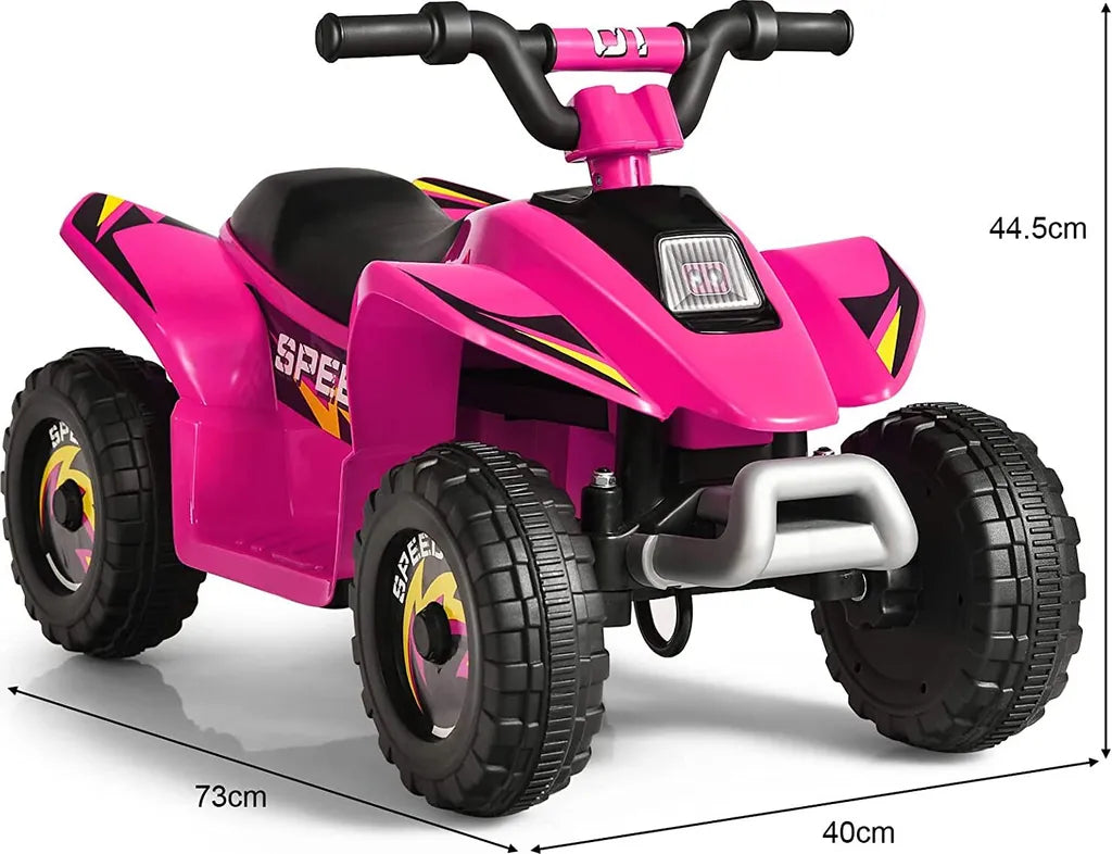 Coast Stroller Mini Electroquad 6V - Elektrische Kinderquad Roze - 75 x 50 x 45 cm - 2,8-4,6 km/u