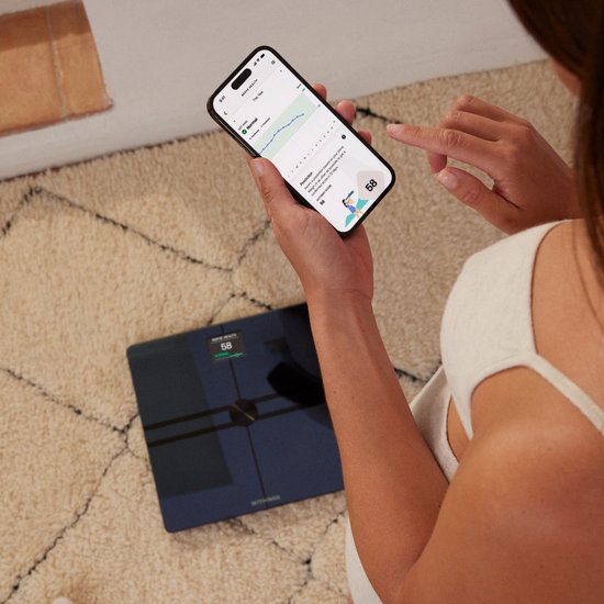 Withings Body Comp - Zwart-Slimme Weegschaal - Volledige lichaamsanalyse