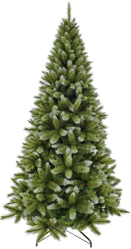 Triumph Tree Pittsburgh Kunstboom Groen - Kerstboom met Volle Uitstraling en 812 Takken - Kerstversiering voor Binnen - Rond met Insteeksysteem - H215 x Ø117 cm