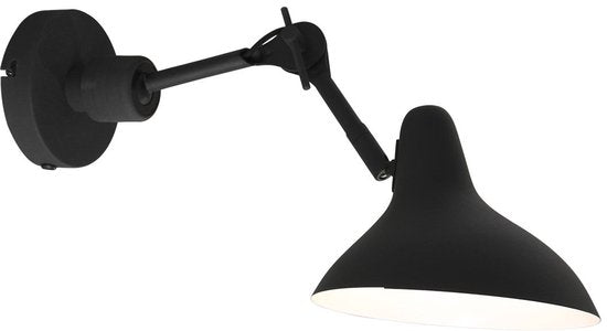 Wandlamp Anne Light & home Kasket - Zwart