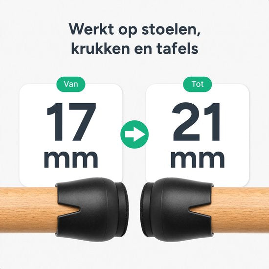 Stoelpoot beschermers - 32 stuks - Sokken - Stoelpootdoppen - Viltjes - Stoeldoppen - Stoelviltjes - Stoel - Rond - Stoelpoten beschermers - Dopjes - Sokjes - Vilt
