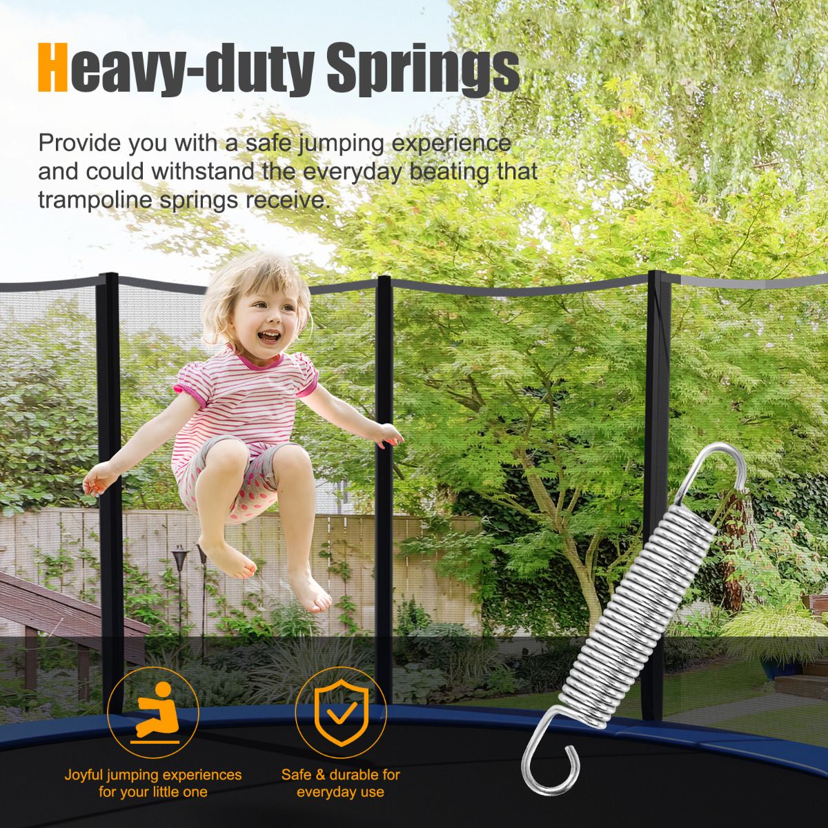 Coast Springveren voor Trampoline - 20 stuks - 14 cm - RVS