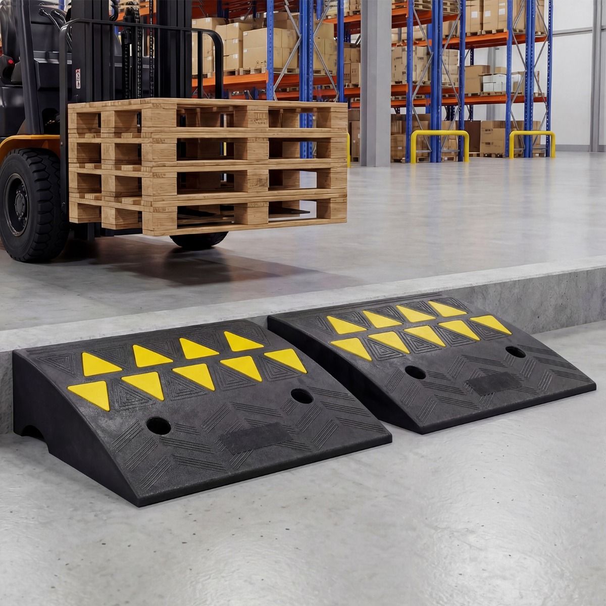 Coast Drempelopstapjes Set - Antislip rubber - Draagvermogen 15 ton - td10057-2ijs - maat M