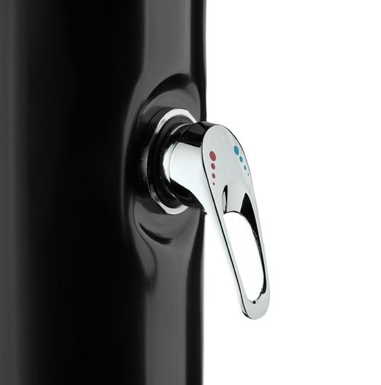 tectake - Buitendouche Orinoco 38 l zwart - 404471
