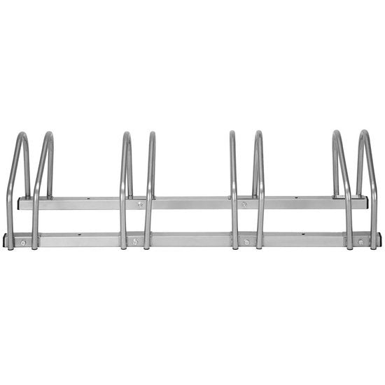 tectake - fietsenrek  4 fietsen - Fietsenstandaard - Fiets standaard - staal - stabiel - 402378