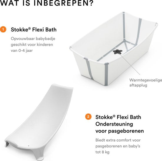 Stokke® Flexi Bath® Bundel - Wit