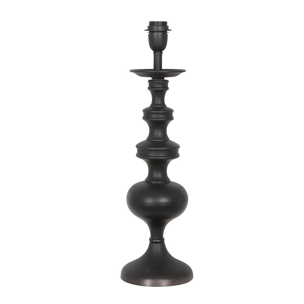 Anne Lighting tafellamp Lyons - zwart - metaal - 15,5 cm - E27 fitting - 3467ZW
