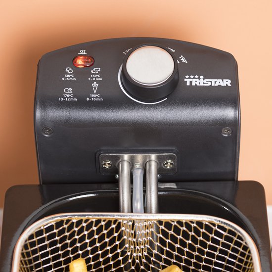 Tristar Frituurpan 3 liter - FR-6946 - Frituese 2000W - Koud zone - RVS
