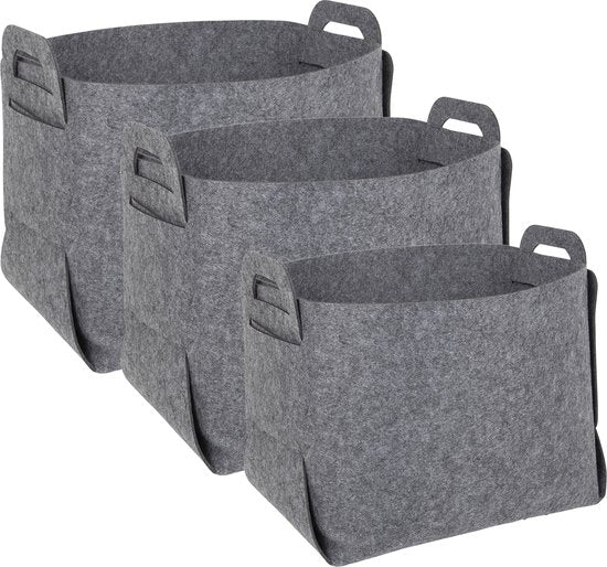 Bo-Camp - Urban Outdoor - Mand - Barnsbury - 3 Stuks - 3 Maten