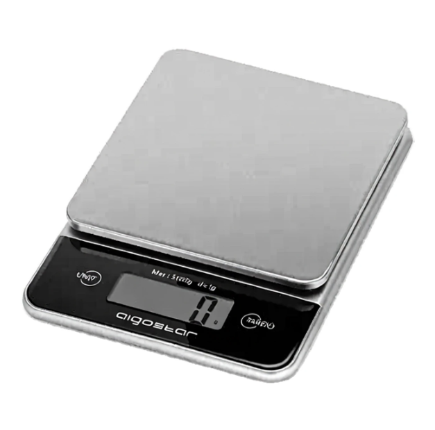 Aigostar Digitale Keukenweegschaal - Grijs - RVS - 5kg/1g, LCD