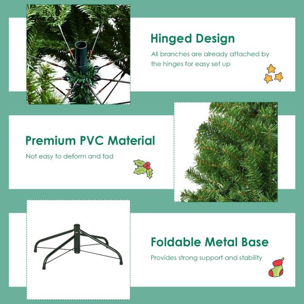 Coast Kerstboom - PVC - 150 LED Lichten - 600 Takken - 150cm