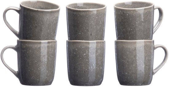 Mok STELLAR 40cl - 6 stuks - Betongrijs