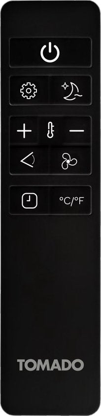 Tomado TMA9002B - Mobiele airco - 3 in 1 functie - Timer - Raamafdichtingskit - 9000 BTU - 80 m3 - Zwart