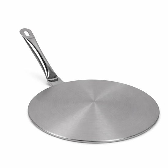 Inductie Adapterplaat -20cm - Afneembaar Handvat -Geschikt voor Niet-Inductie Pannen