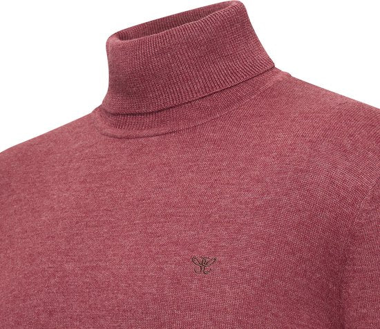Cappuccino Italia - Heren Trui Trento Coltrui - Rood - Maat XL