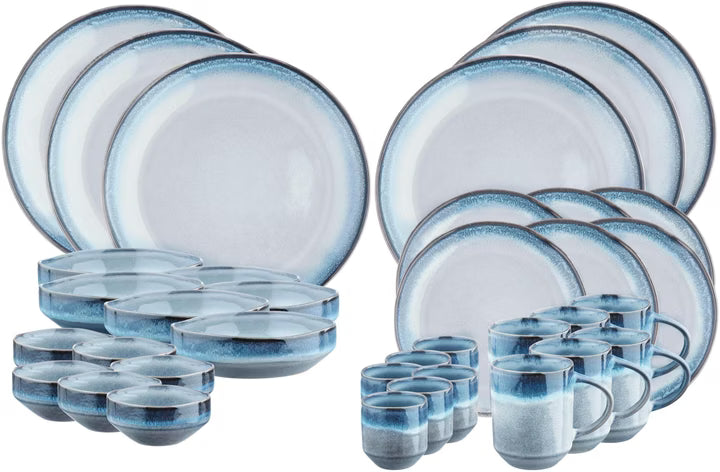 Bjorn Serviesset 36-delig – Complete set - Lichtblauw