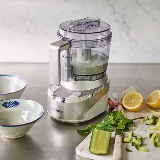 Cuisinart Cordless Mini Prep Pro Draadloze Keukenmachine RMC100E - Mini Foodprocessor - 350W - 900ml - Frosted Pearl
