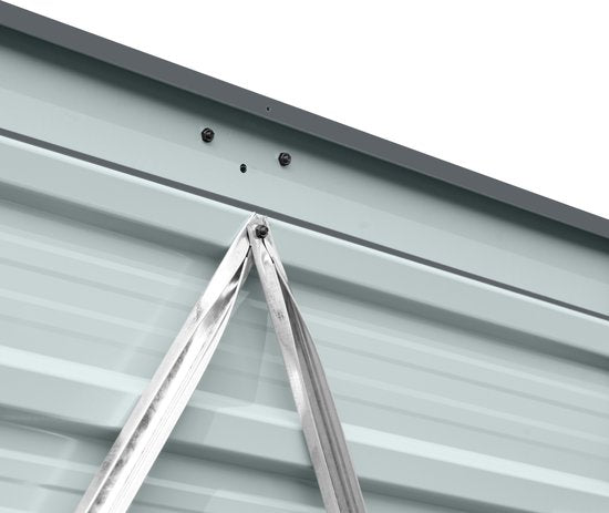 AXI Owen metalen Containerombouw Antraciet - Kliko ombouw voor 1 afvalcontainer – Max. 240L – Goede ventilatie