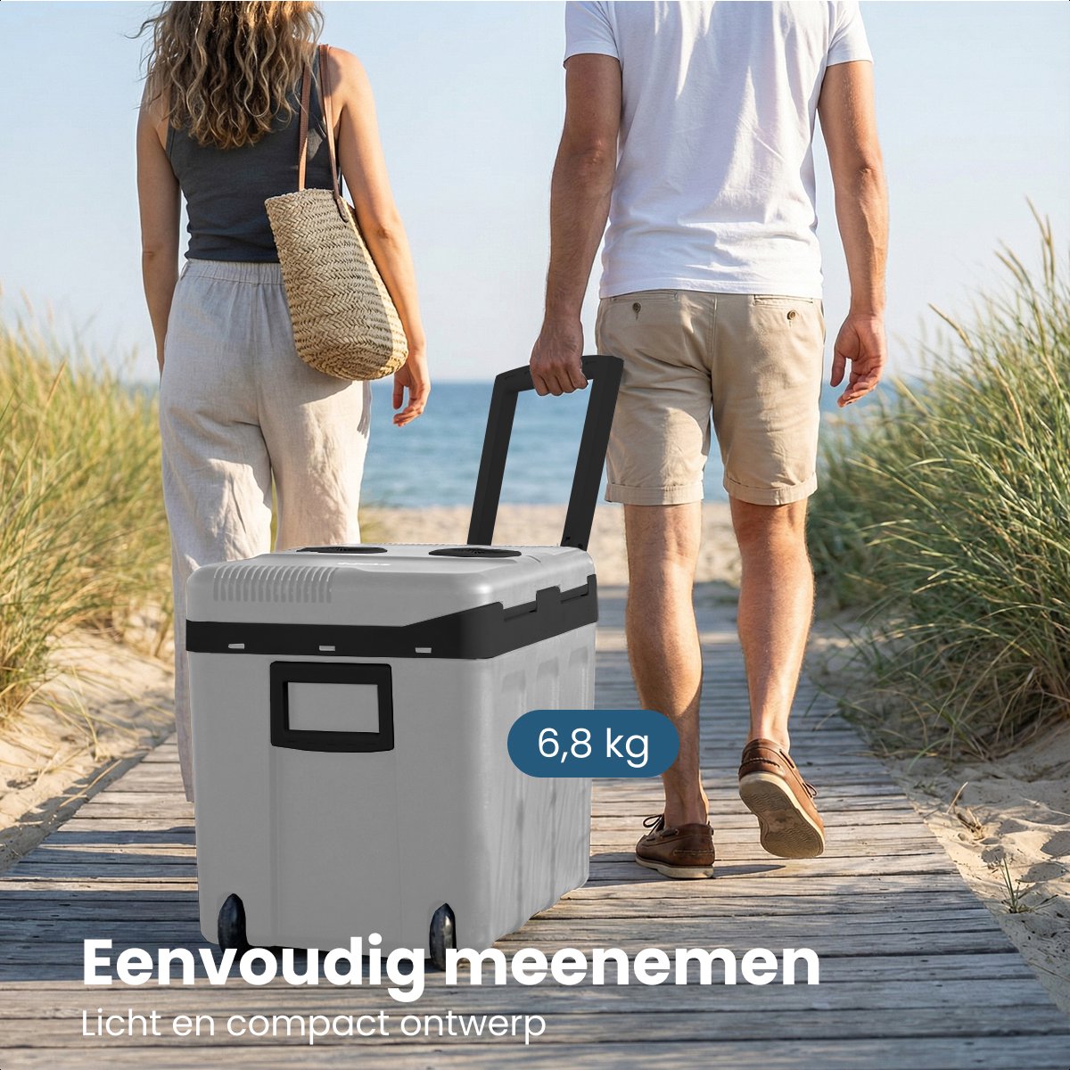 Auronic elektrische koelbox - 40L - koelen en verwarmen - 12V/230V - draagbaar