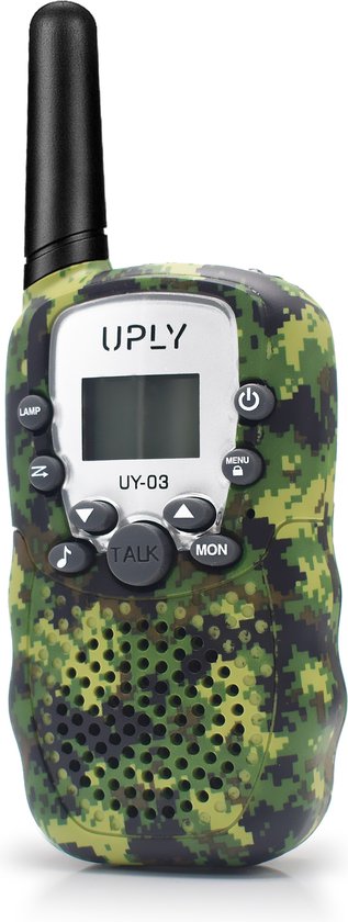 UPLY Walkie Talkie voor Kinderen en Volwassenen - Portofoon - 5KM Bereik - Set van 2