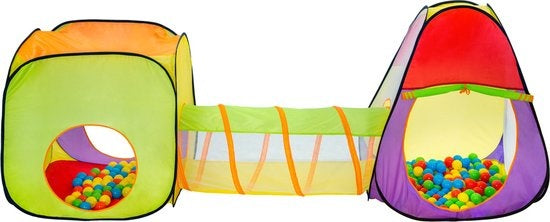 tectake - Home Kindertent - speelhuis - speeltent - ballenbak 200 ballen