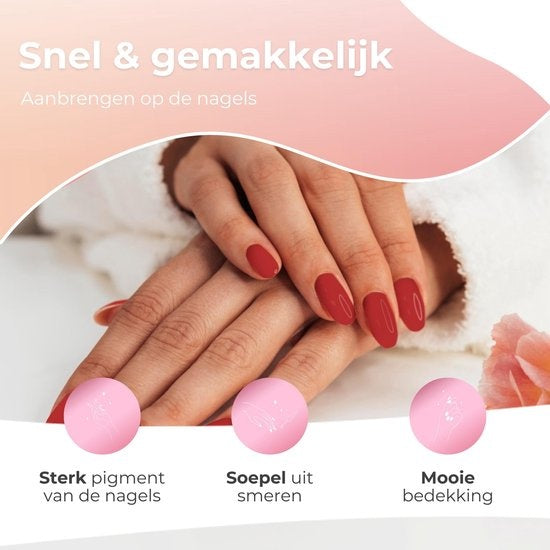 Moods Gellac 6-delige Set - Gel Nagellak - 8ML - Little Bakery Edition - Nagels - Gellak Starterspakket - Chique Kleuren