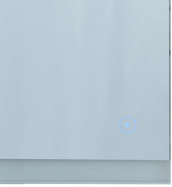 vidaXL - Badkamerspiegel - LED - met - aanraaksensor - 80x60 - cm