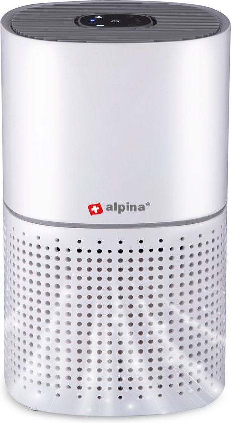 alpina Luchtreiniger met Ionisator - Air Purifier met HEPA H11 - CADR: 240 m³/h - Ruimtes tot 28 m²