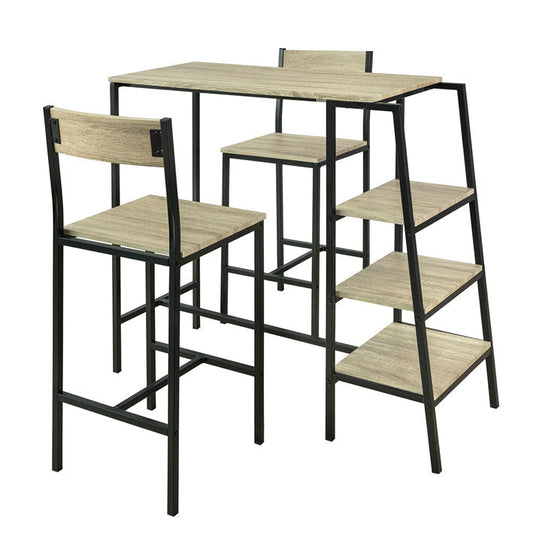SoBuy Bartafel - OGT16-N - Set 3-delig - 110 x 100 x 45 cm