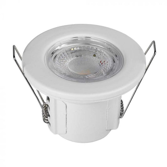 5W inbouwspot, brandveilig / SAMSUNG-chip / Kleur: 4000K / Wit / Verpakking: 10 stuks.
