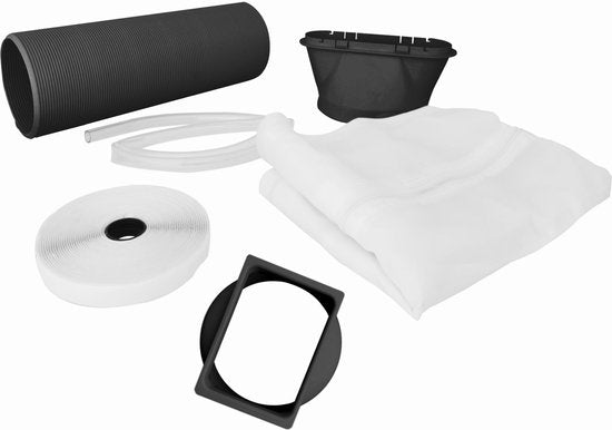 Tomado TMA9002B - Mobiele airco - 3 in 1 functie - Timer - Raamafdichtingskit - 9000 BTU - 80 m3 - Zwart