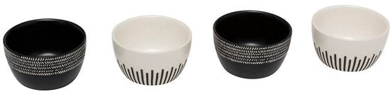 Set van 4 schaaltjes ETHNIQUE