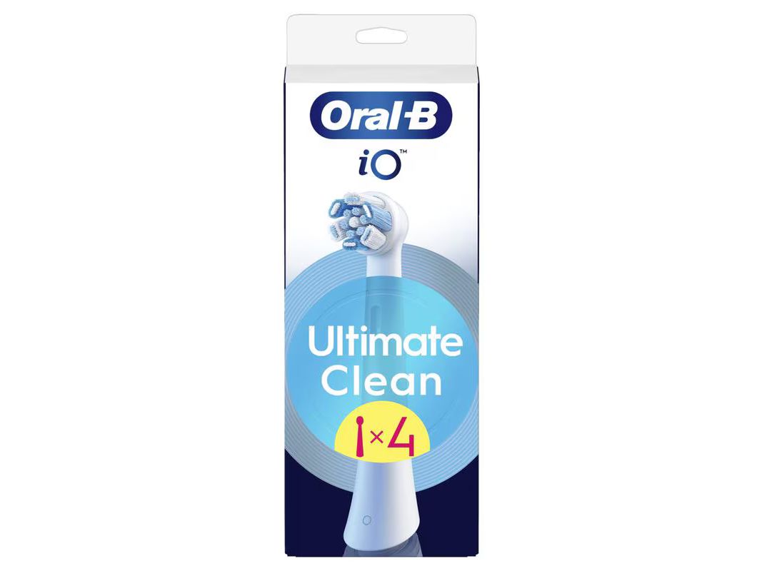 Oral-B iO Ultimate Clean Opzetborstels – 4 stuks – Wit