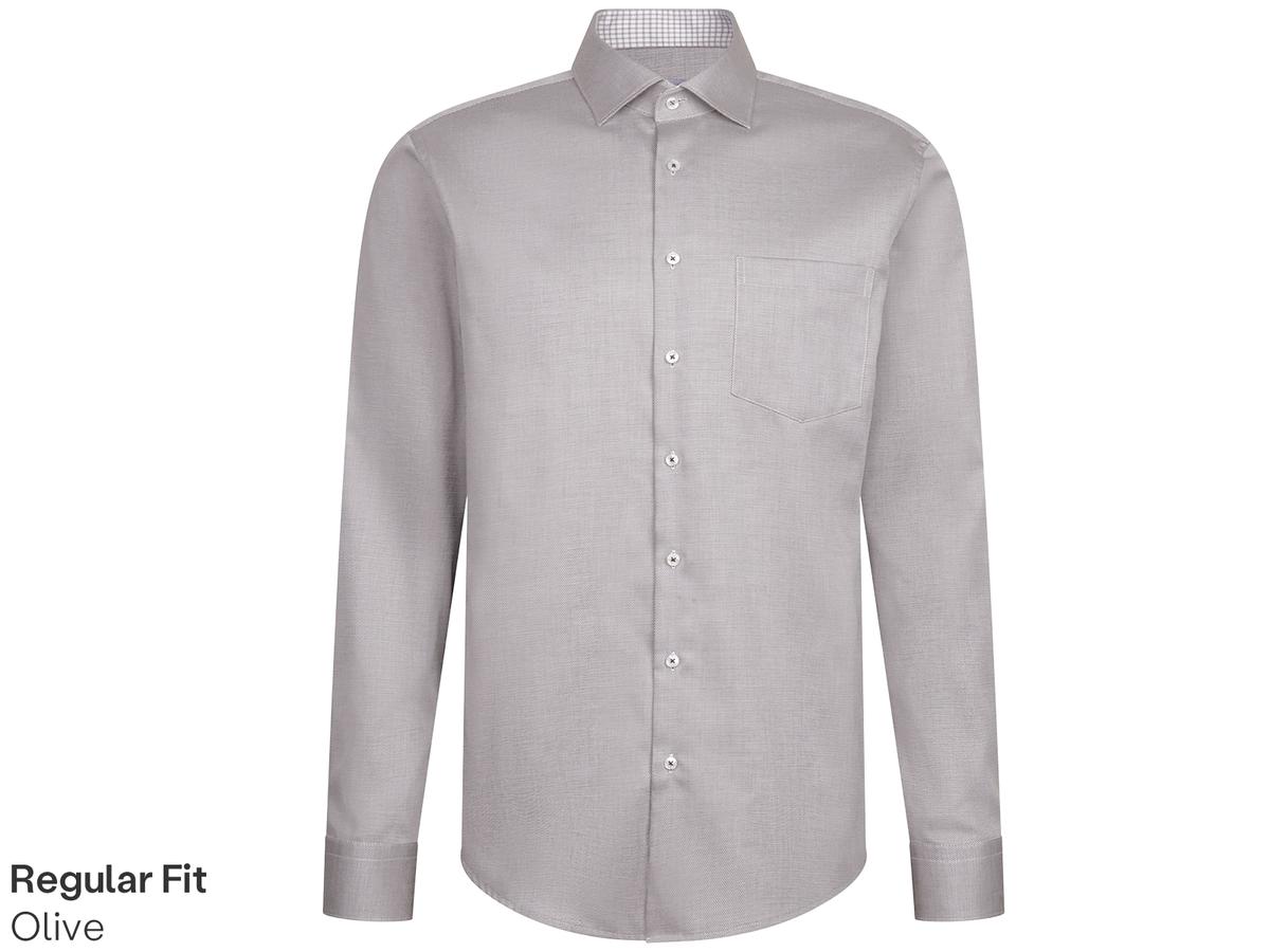 Seidensticker New Kent Business Shirt - Slim Fit - maat 40 - Olive