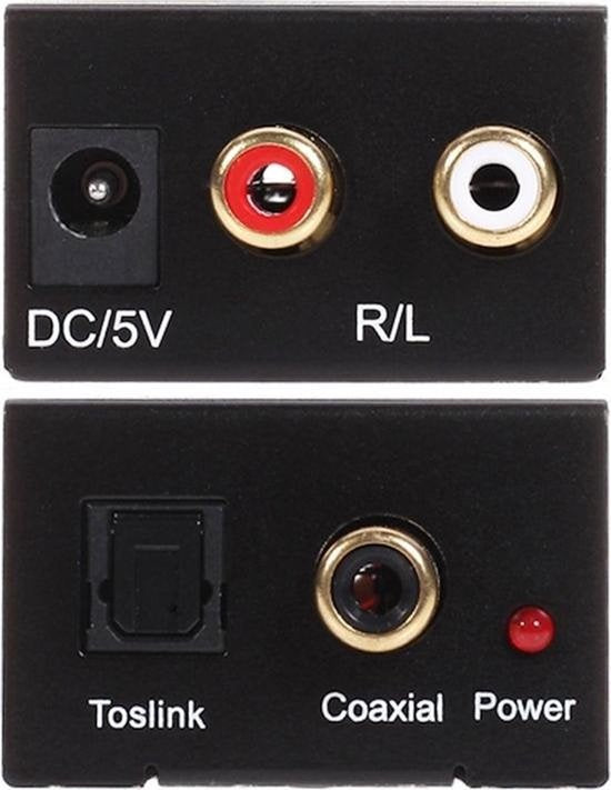 Techvavo® Optische Kabel - Optische Audiokabel - Toslink Kabel - Toslink Optische Kabel - RCA Kabel - RCA Audio Kabel - Audio Adapter